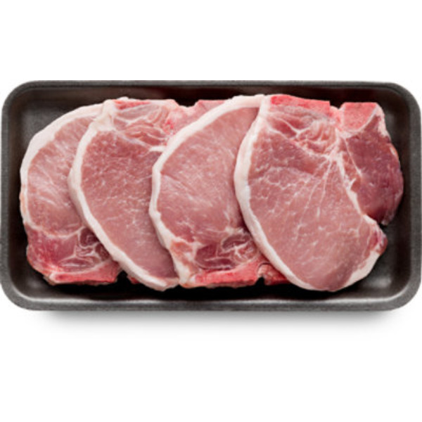 Pork Chops, Loin, Thin