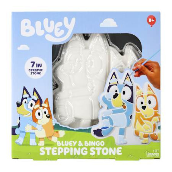 Horizon Group USA Bluey & Bingo Paint Your Own Stepping Stone Set