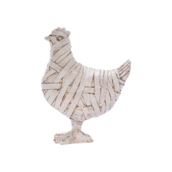 Red Shed 8 in. Mummy Hen Resin Halloween Statue