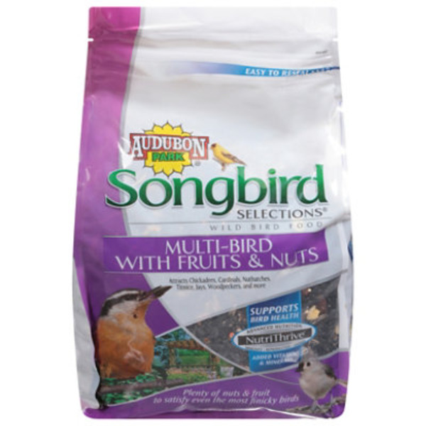 Audubon Park Wild Bird Food, Multi-Bird with Fruits & Nuts