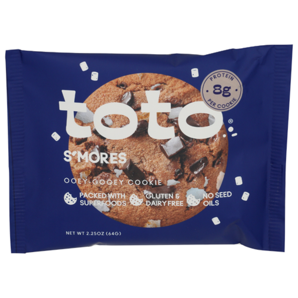 Toto Foods Co S'mores Ooey-Gooey Seed Oil Free Cookie