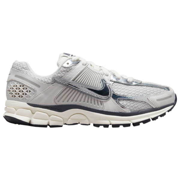 Nike Women's Zoom Medium Width Vomero 5 Shoes, Size 8 - Chrome Grey & White