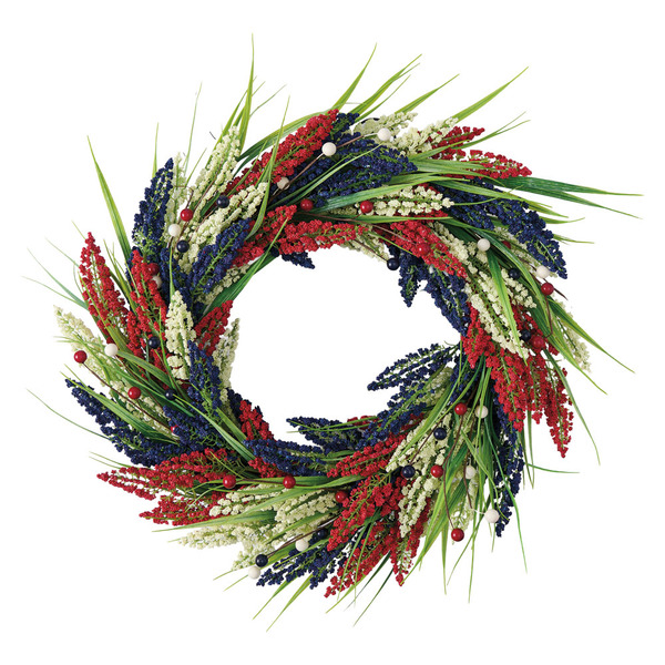 KIRKTON HOUSE Yarrow Americana Wreath Same-Day Delivery or Pickup