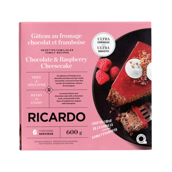 IGA Extra RICARDO Frozen Chocolate & Raspberry Cheesecake Same-Day ...