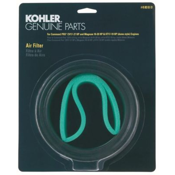 Kohler Lawn Mower Air Filter with Pre-Cleaner for Select Models