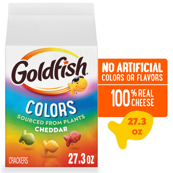Pepperidge Farm Goldfish Colors Cheddar Baked Snack Crackers