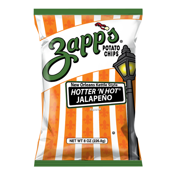 Zapp's Hotter 'N Hot Jalapeño New Orleans Kettle Style Potato