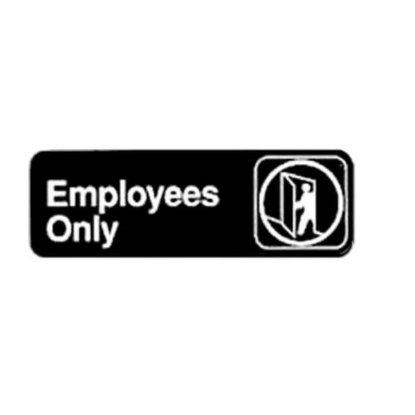 Winco - Employees Only Sign, 3x9