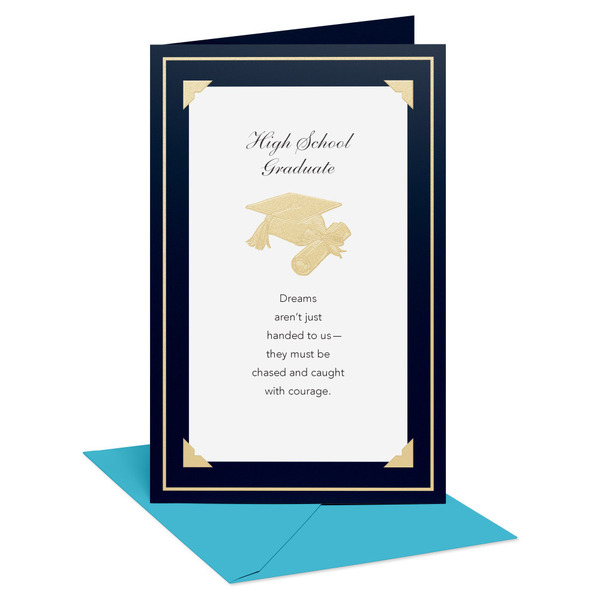 high school grad card Free Until College Orientation Funny Graduation BLANK INSIDE Floral Toile Graduate Greeting Card