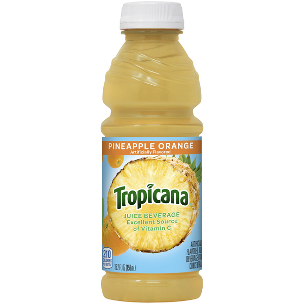 Tropicana Pineapple Orange Naturally and Artificially Flavored Juice Beverage