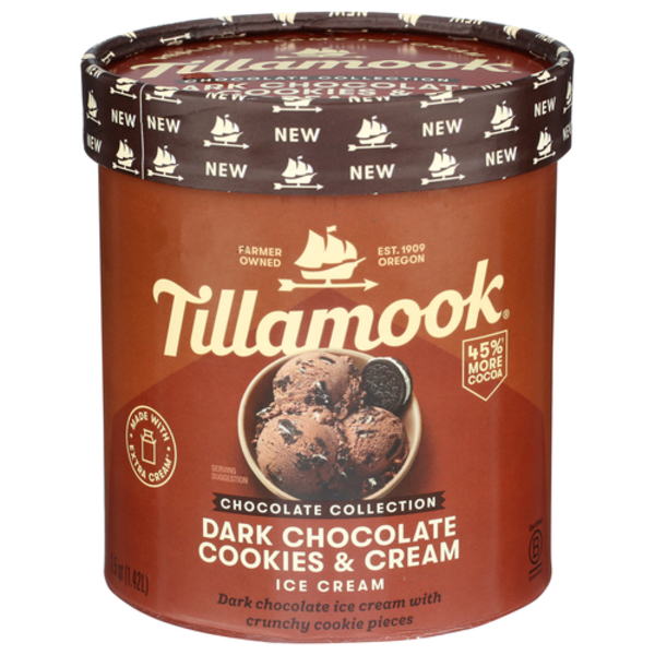 新品ayyjewel様♡chocolate decolationワーク缶セット Tillamook Dark Chocolate Cookies & Cream Ice Cream Same-Day