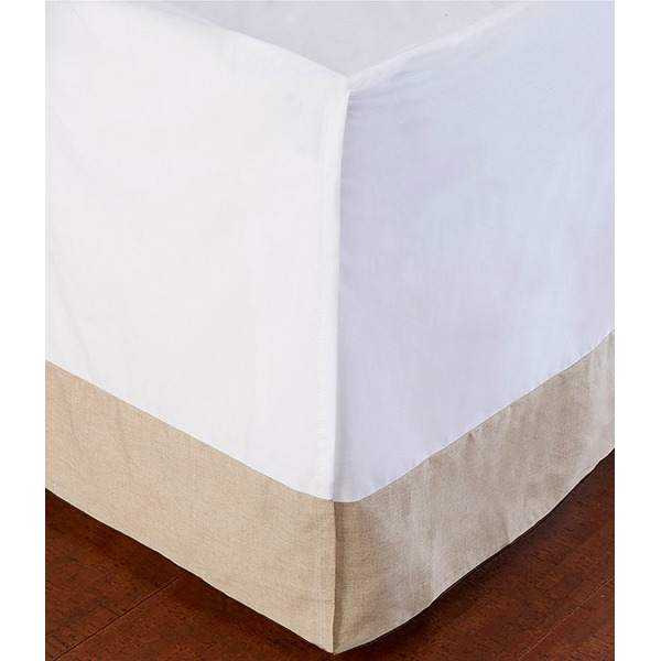 Southern Living Covington Cotton  Linen Bed Skirt