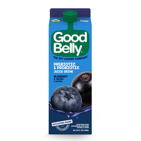 ヨギニーフード　ブルーベリー Publix GoodBelly Blueberry & Açai Prebiotic & Probiotic Organic