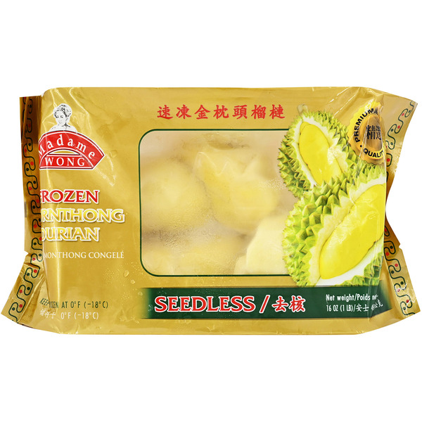 Madame Wong Frozen Seedless Durian