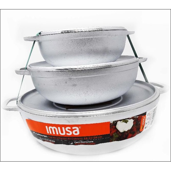 IMUSA Caldero Set 3 Count Same-Day Delivery | Food Bazaar