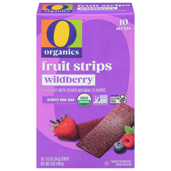 O Organics Fruit Strips, Wildberry