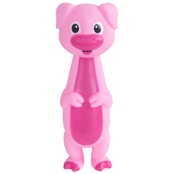 Outward Hound Latex Free Pig Dog Toy - Pink