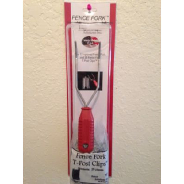 Fence Solutions Fork T-Post Clip Combo Pack, 25-Pack