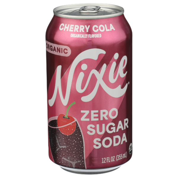 Nixie Sparkling Water Organic Cherry Cola Zero Sugar Soda