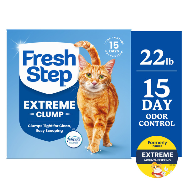 Fresh Step Extreme Clump Multi Cat Clumping Litter with Febreze Freshness