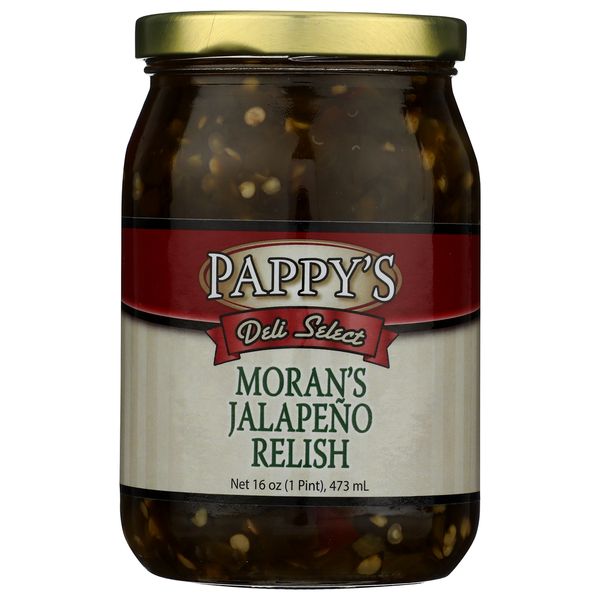 Pappy's Moran's Jalapeño Relish - 16 Ounce Same-Day Delivery