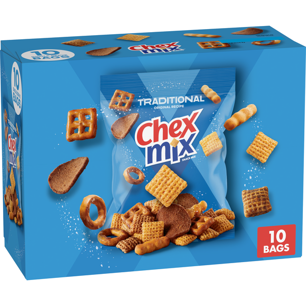Chex Mix Traditional Original Recipe Snack Mix Multipack Same-Day