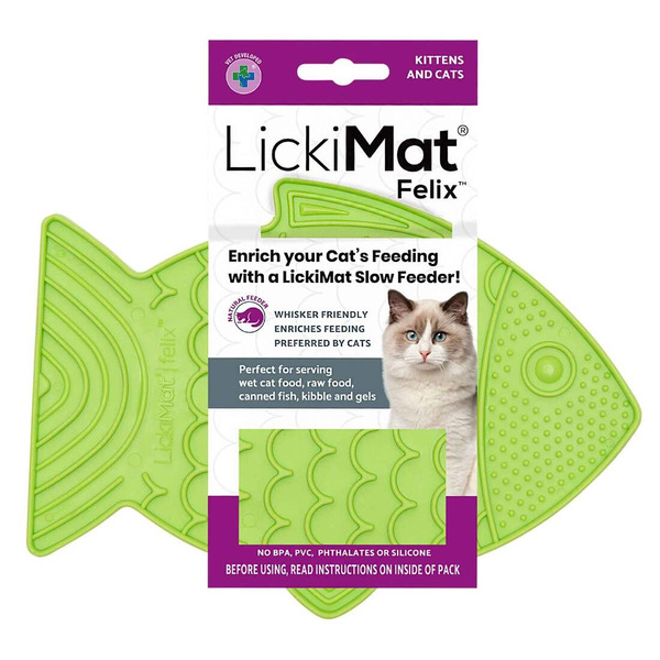 Licki Mat Slow Feeder, Felix, Kittens and Cats