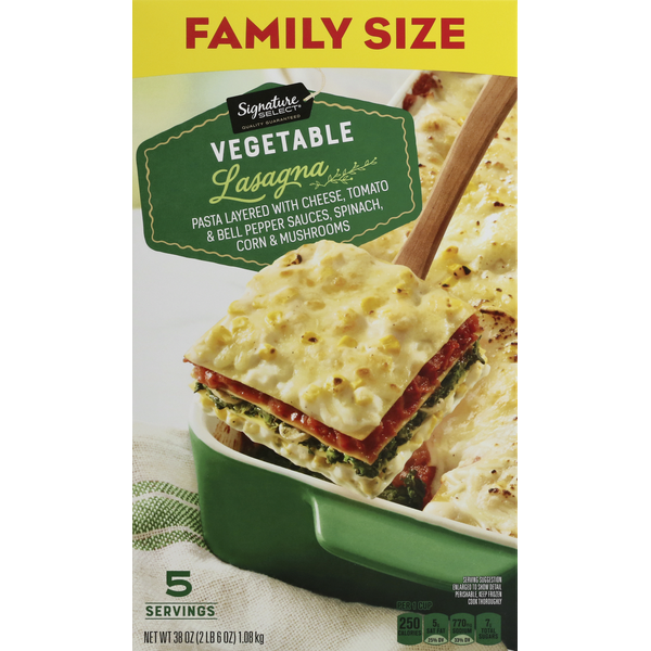 Randalls Signature SELECT Lasagna, Vegetable, Family Size Same-Day