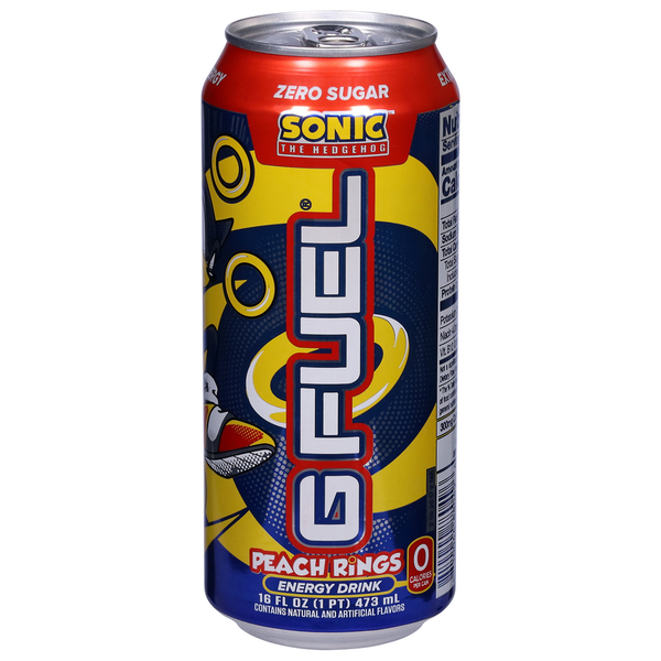 G FUEL Energy Drink, Zero Sugar, Peach Rings Same-Day Delivery