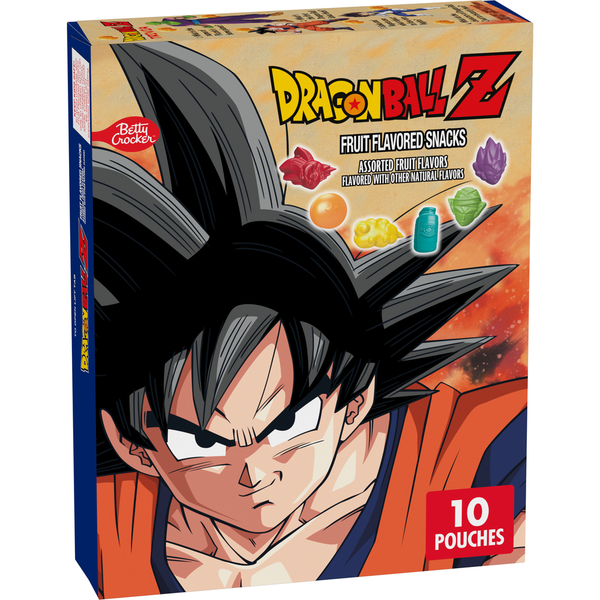 Betty Crocker Dragon Ball Z Fruit Flavored Snacks Same-Day