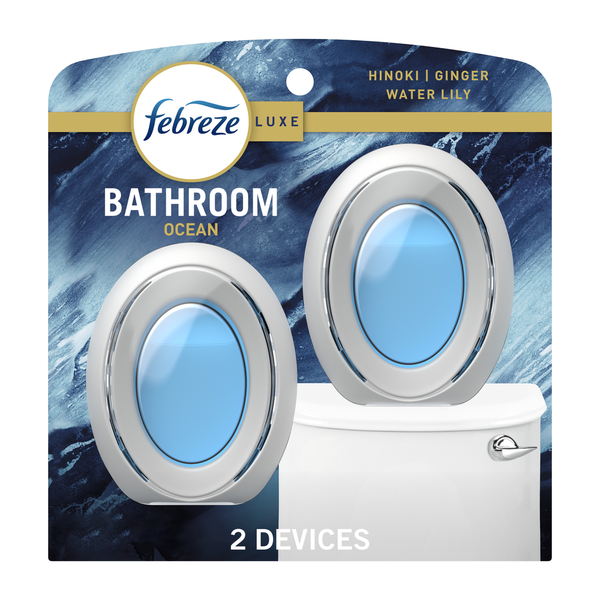 Febreze 0.25 Fl. Oz. Small Spaces Ocean Scent Automatic Air Freshener Dispenser (2 Count)