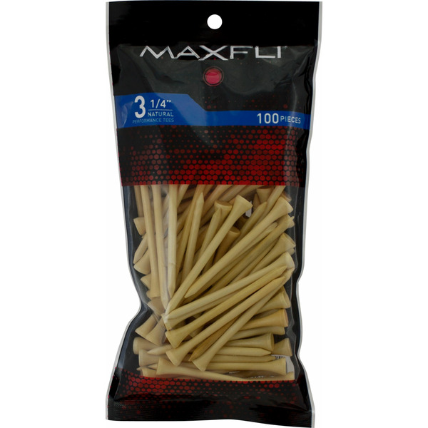 Maxfli 3.25'' Natural Tees