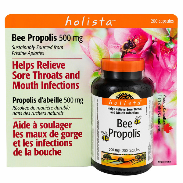 Holista 500 mg Bee Propolis Capsules