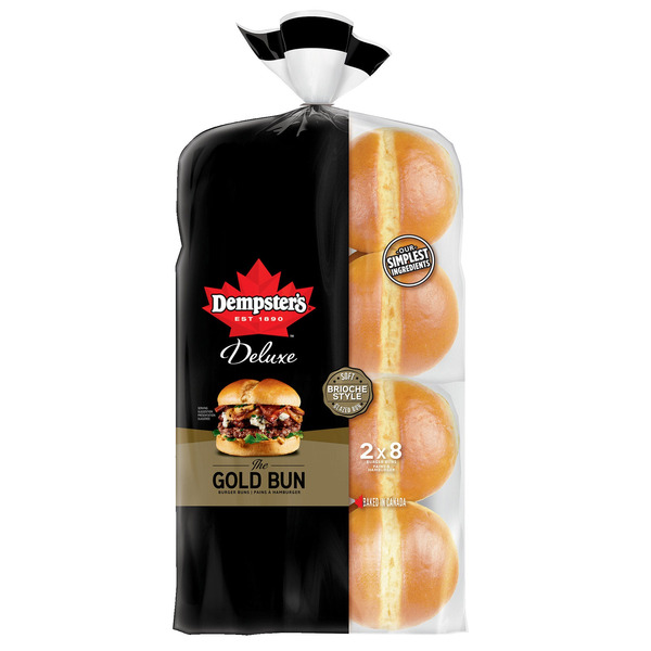 Dempster's Deluxe Brioche Hamburger Buns