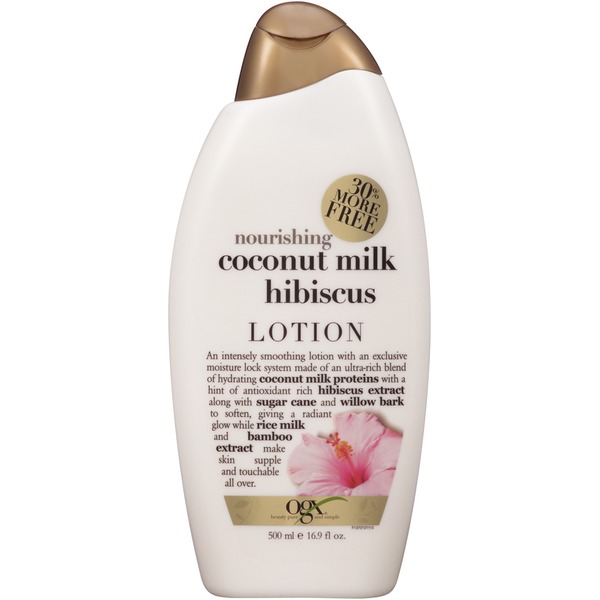 coconut hibiscus lotion
