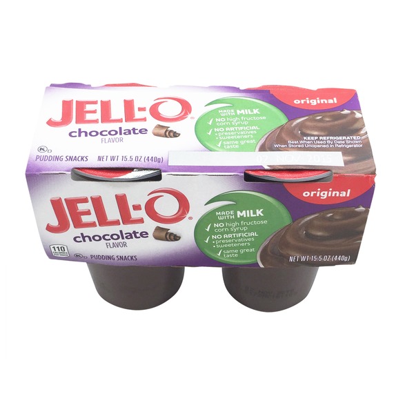 JellO Original Chocolate Pudding Snacks from Bianchini's Market