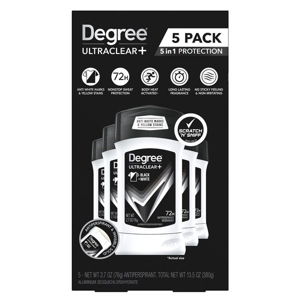 Costco Degree UltraClear+ 5in1 Protection Antiperspirant Deodorant