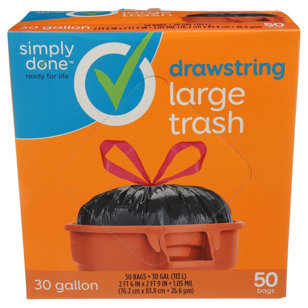 Market 32 and Price Chopper Simply Done Large Trash bags Same-Day ...