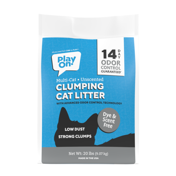Play On Unscented Clumping Cat Litter Bag