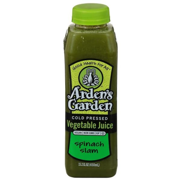 Arden's Garden Vegetable Juice, Spinach Slam, Cold Pressed Same