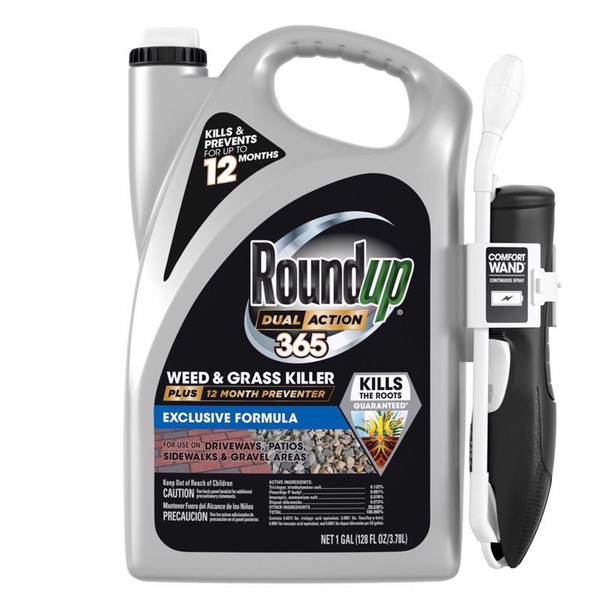 Roundup Weed & Grass Killer, Plus 12 Month Preventer, Dual Action 365