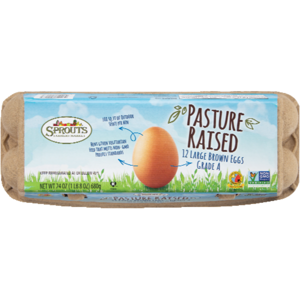 Sprouts Farmers Market Sprouts Large Grade A Pasture Raised Eggs Same