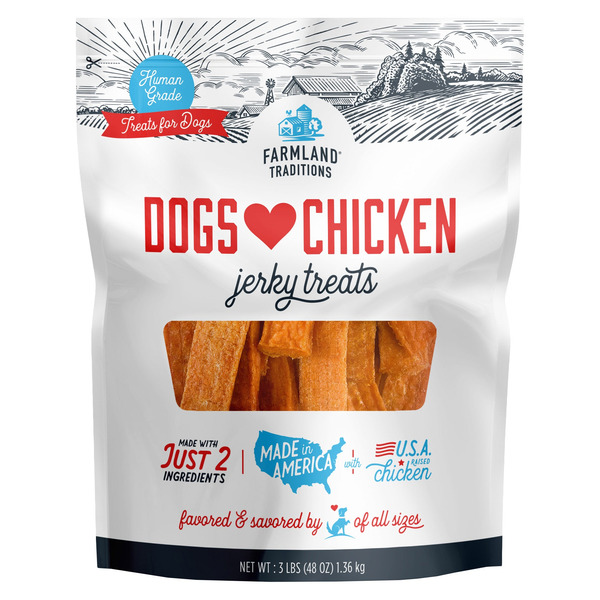 Farmland Traditions Chicken Jerky Dog Treats, 48 oz