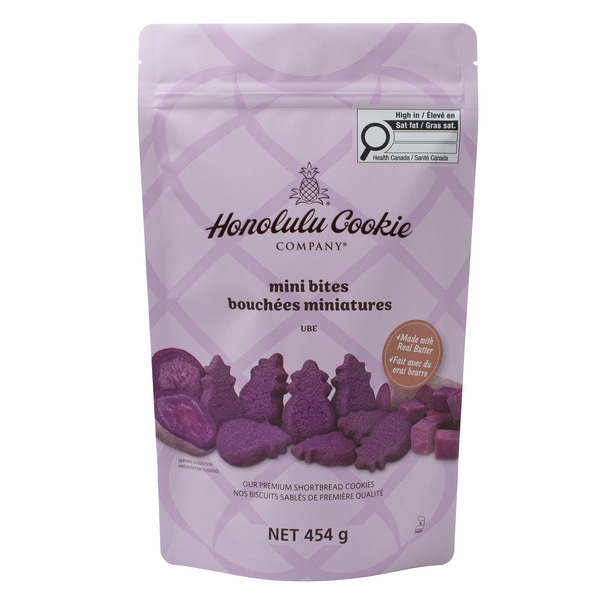 Honolulu Cookie Company Ube Mini Cookie Bites 454 g