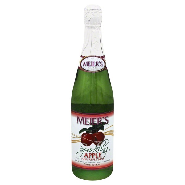 Meiers Juice, Sparkling, Apple, Bottle (25.4 oz) Instacart