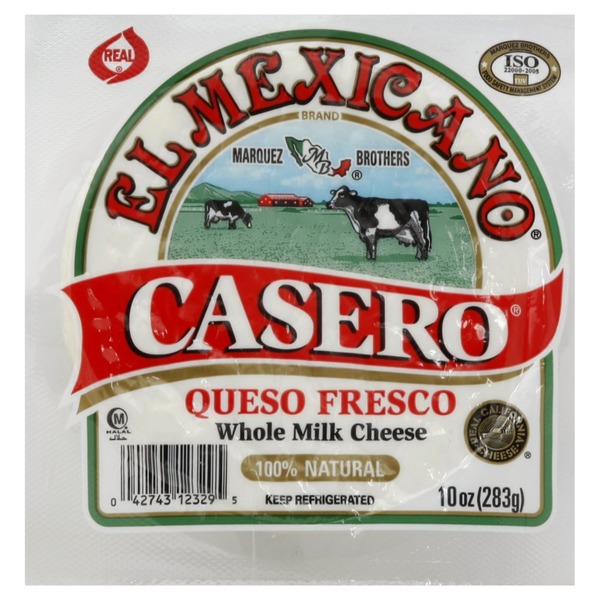 El Mexicano Cheese, Whole Milk, Casero