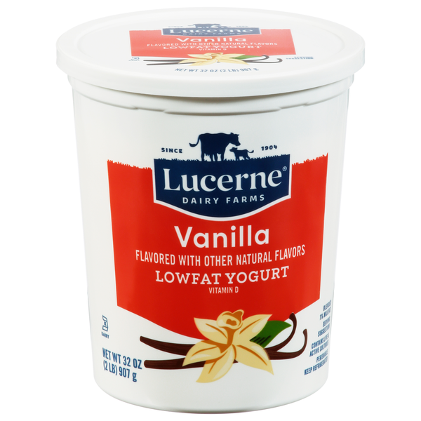 Lucerne Lowfat Blended Vanilla Yogurt