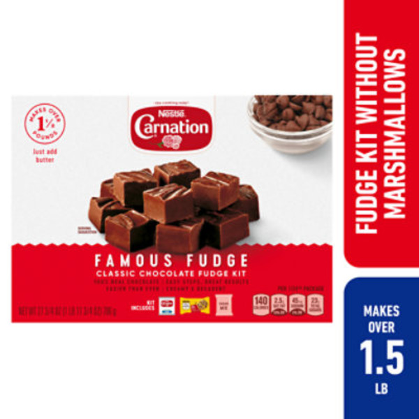 Carnation Famous Fudge Kit Without Marshmallows