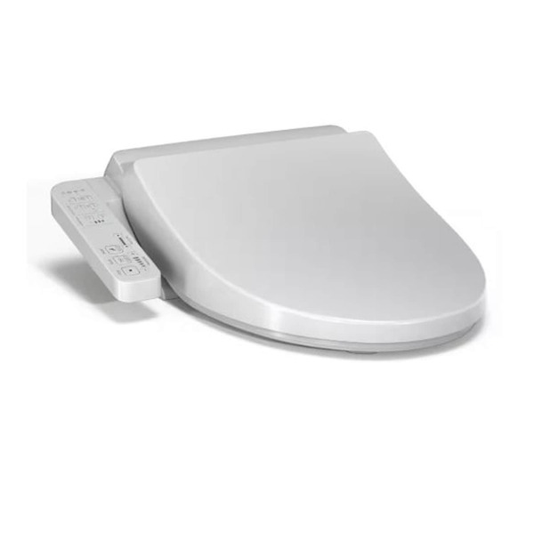 TOTO Plastic Cotton White Slow Close Feature Heated Bidet Function Toilet Seat