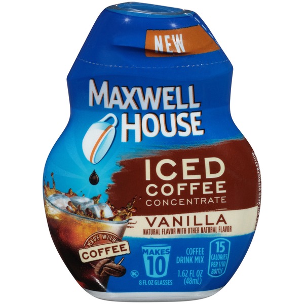 Maxwell House Vanilla Iced Coffee Concentrate (1.62 fl oz) Instacart